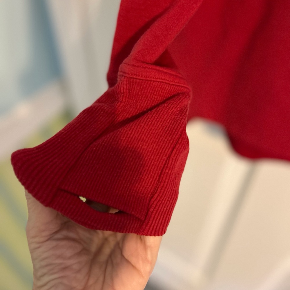Athleta Coaster Luxe Recover Sweatshirt in Clover Berry Red - Picture 11 of 12